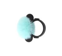 Qsvbeeqj Wireless Furry Windscreen Cover for Magnetic Lavalier Microphone Reduces Wind Noise Windproof Lapel Windscreen Reusable Wind Protection