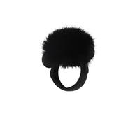 Qsvbeeqj Wireless Furry Windscreen Cover for Magnetic Lavalier Microphone Reduces Wind Noise Windproof Lapel Windscreen Reusable Wind Protection