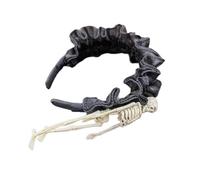 Qsvbeeqj Witch Skeleton Dark Blood Headwear Party Headband Devil Skeleton Animation Hair Hoop For Live Show Role Play Halloween Headbands For Girls