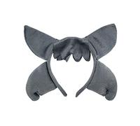 Qsvbeeqj Wolf Costumes Set Wolnie Ears Headband Bowtie Tail Tutu Skirts Gloves For Kids-Halloween Costume Cosplay Party Props Wolf Costume Adult Woman Men Big-bad-wolf Costume-kids