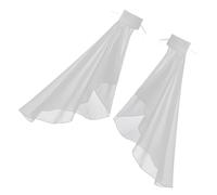 Qsvbeeqj Women Detachable Bishop Sleeve Arm Covers False Sleeves Oversized Tulle Decorative Sheer Elegant False Sleeves