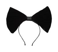Qsvbeeqj Women Huge Bow Headdress Elegant Big Bows Headband Hairy Photo Props Halloween Hairband Party Hairband For Special Event Pleated Bow Hair Hoop Party Photo Props