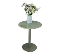 QSVPWNCBN Bistro table, bar table, round, high pub bistro table, cocktail bar table with metal base, coffee table, dining table, sofa, small side table, side table for living room (size: 48 x 48 x 72
