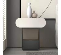 QSVPWNCBN Table de Chevet rétro pour Chambre à Coucher - Table de Chevet avec 2 tiroirs de Rangement et Une étagère Ouverte. Table d'appoint élégante pour Salon. Design Gain de Place.