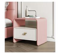 QSVPWNCBN Tables de Chevet minimalistes avec tiroirs de Rangement, Table d'appoint en Bois, Table de Chevet avec étagère de Rangement Ouverte pour Chambre à Coucher