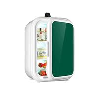 QSWL Mini Beauty Fridge 12 Liter Portable Personal Makeup Refrigerator, Compact Cooler And Warmer For Skincare, Portable Freezer, Road Trips, Homes (Color : Green, Size : 12v110V/220V)