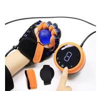 QSWLHLYY Rehabilitation Robot Glove for Stroke, Hand Therapy Equipment, Fingers Strength Training Device, Finger Exerciser, 5 Modes, Simple Control for Hemiplegia Hand Therapy RightHand-L