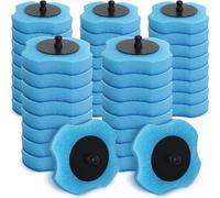QSWY Disposable Toilet Cleaning System, 40 Pcs Disposable Toilet Bowl Brush Refills, Toilet Wand Disposable Replacement Head For Bathroom Wash Basin Mop Pool