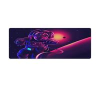 QSYFNBZL Computer Mouse Pad Astronaut in Orbit Extended Mousepad 30x80cm Large Desk Mat with Non Slip Base And Stitched Edge for Office Gaming