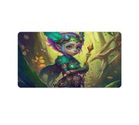 QSYFNBZL Computer Mouse Pad The Green Spirit Washable Mouse Mat 40x75cm Desk Mat with Non Slip Rubber Water Resistant Surface for Home Office Gaming Room