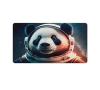 QSYFNBZL Extended Mouse Pad Beautiful Panda to Space Computer Keyboard Mouse Mat 40x75cm Table Mat for Laptop PC Cute Office Supplies Desk Decro Accessories