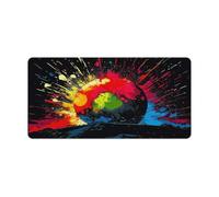 QSYFNBZL Extended Mouse Pad Earth Fragile Tellus Computer Keyboard Mouse Mat 30x60cm Table Mat for Laptop PC Cute Office Supplies Desk Decro Accessories