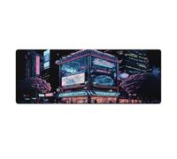 QSYFNBZL Extended Mouse Pad Tokyo Japan Neon Mouse Mat 30x80cm Keyboard Desk Mat for Laptop PC Cute Office Supplies Desk Decro Accessories
