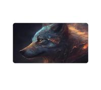 QSYFNBZL Extended Mouse Pad Wolf Painting Computer Keyboard Mouse Mat 40x75cm Table Mat for Laptop PC Cute Office Supplies Desk Decro Accessories