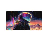 QSYFNBZL Gaming Mouse Pad Astronaut Colorful Mousepad 40x75cm Desk Mat with Stitched EdgesNon Slip Rubber Waterproof Durable for Home OfficeGaming