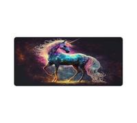 QSYFNBZL Gaming Mouse Pad Cute Pony Computer Keyboard Mouse Mat 40x90cm Large Desk Pad for Laptop PC Cute Office Supplies Desk Decro Accessories