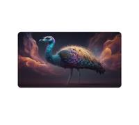 QSYFNBZL Gaming Mouse Pad Emu Computer Keyboard Mouse Mat 40x75cm Large Desk Pad for Laptop PC Cute Office Supplies Desk Decro Accessories