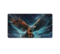 QSYFNBZL Gaming Mouse Pad Galaxies Eagles Mousepad 40x75cm Desk Mat with Stitched EdgesNon Slip Rubber Waterproof Durable for Home OfficeGaming