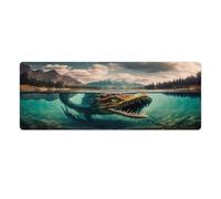 QSYFNBZL Gaming Mouse Pad Mystical Being with Wings Mousepad 30x80cm Desk Mat with Stitched EdgesNon Slip Rubber Waterproof Durable for Home OfficeGaming