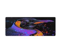 QSYFNBZL Gaming Mouse Pad Penguin Table Mat with Stitched EdgesNon Slip Rubber Waterproof Durable for Home OfficeGaming 30x80cm