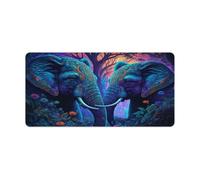 QSYFNBZL Large Gmaing Mouse Pad Abstract Elephants Large Mouse Mat 30x60cm Keyboard Desk Mat for Gaming Computer Laptop Home Office Travel