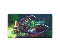 QSYFNBZL Large Gmaing Mouse Pad Astronaut The Rocket Rider Extra Large Mouse Mat 40x75cm Desk Pad with Stitched Edges Durable Non Slip Natural Rubber Base
