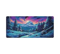 QSYFNBZL Large Gmaing Mouse Pad Beautiful Dreamy Colourful Scenery Long Mouse Pads 40x90cm Table Mat Suitable for Various Scenarios Such As Work Play And Study