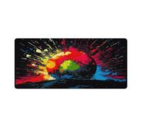 QSYFNBZL Large Gmaing Mouse Pad Earth Fragile Tellus Mouse Mat 40x90cm Keyboard Desk Mat Non Slip Rubber And Waterproof Surface for PC Laptop Desk