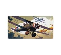 QSYFNBZL Large Gmaing Mouse Pad Fires Planes Large Mouse Mat 30x60cm Keyboard Desk Mat for Gaming Computer Laptop Home Office Travel