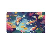 QSYFNBZL Large Gmaing Mouse Pad Goldfish in The Water Stitched Edges Mouse Pad 40x75cm Desk Mat Non Slip for Laptop Home Office Decor Accessories