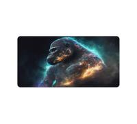 QSYFNBZL Large Gmaing Mouse Pad Gorilla Mouse Mat 30x60cm Keyboard Desk Mat Non Slip Rubber And Waterproof Surface for PC Laptop Desk