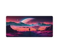QSYFNBZL Large Gmaing Mouse Pad Journey Beyond The Stars Large Mouse Mat 40x90cm Desk Pad for Laptop Computer PC Office Cute Design Desk Accessories