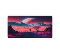 QSYFNBZL Large Gmaing Mouse Pad Journey Beyond The Stars Long Mouse Pads 30x60cm Table Mat Suitable for Various Scenarios Such As Work Play And Study