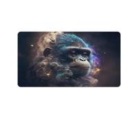 QSYFNBZL Large Gmaing Mouse Pad Monkey Long Mouse Pads 40x75cm Table Mat Suitable for Various Scenarios Such As Work Play And Study