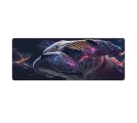 QSYFNBZL Large Mouse Pad Boxer Computer Keyboard Mouse Mat 30x80cm Mice Pad with Non Slip Base And Stitched Edge for Office Gaming