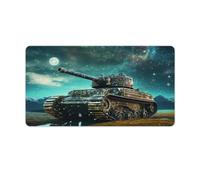 QSYFNBZL Large Mouse Pad Star Tank Washable Mouse Mat for Gaming Sensors Low Surface Friction Non Slip Mac And PC Gaming Accessories 40x75cm