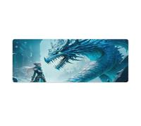 QSYFNBZL Large Mouse Pad Strange Monsters Washable Mouse Mat 30x80cm Large Desk Mat with Stitched Edges Durable Non Slip Natural Rubber Base