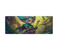 QSYFNBZL Large Mouse Pad The Green Spirit Mouse Mat 30x80cm Table Pad Anti Fray Stitched Edges Non Slip Rubber Base Improved Precision And Speed
