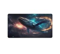 QSYFNBZL Large Mouse Pad Whale Sharks Stitched Edges Mouse Pad 40x75cm Keyboard Desk Mat with Anti Slip Rubber Base Extended for Office Home