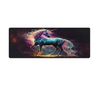 QSYFNBZL Long Mouse Pads Cute Pony Washable Mouse Mat 30x80cm Large Desk Pad Computer PC Laptop Gaming Office Home Desk Accessory Gadget