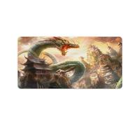 QSYFNBZL Long Mouse Pads Oriental Dragon Extended Mouse Pad with Non Slip Rubber Base And Stitched Edge for Home Office Gaming Work 30x60cm