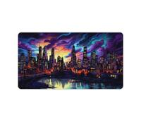 QSYFNBZL Mouse Pad Beautiful Dreamy Colourful Scenery Waterproof Mousepad 40x75cm Keyboard Desk Mat with Non Slip Base And Stitched Edge for Gaming Office Work