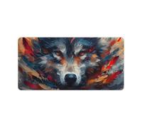 QSYFNBZL Mouse Pad Coloured Sheepdogs Waterproof Mousepad 30x60cm Keyboard Desk Mat with Non Slip Base And Stitched Edge for Gaming Office Work