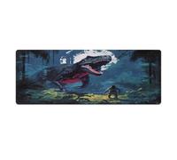 QSYFNBZL Mouse Pad Dinosaurs in The Jungle Large Mouse Mat 30x80cm Table Mat Premium Textured Non Slip Waterproof Stitched Edges for Gaming Office Home