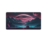 QSYFNBZL Mouse Pad Racing Into The Future Large Mouse Mat 30x60cm Table Mat Premium Textured Non Slip Waterproof Stitched Edges for Gaming Office Home