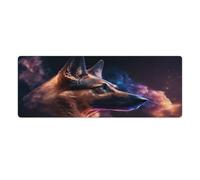 QSYFNBZL Mouse Pad Spirit German Shepherd Large Mouse Mat 30x80cm Table Mat Premium Textured Non Slip Waterproof Stitched Edges for Gaming Office Home