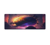QSYFNBZL Mouse Pad Two Worlds Collide Extended Mouse Pad 30x80cm Desk Mat for Gaming Sensors Low Surface Friction Non Slip Mac And PC Gaming Accessories