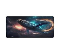 QSYFNBZL Mouse Pad Whale Sharks Desk Mat Smooth Glide Feeling with Steady Controlstitched Edges Uniform High Density Rubber 40x90cm