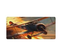 QSYFNBZL Mousepad Fires Planes Computer Keyboard Mouse Mat 40x90cm Large Desk Pad for Laptop PC Cute Office Supplies Desk Decro Accessories