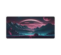 QSYFNBZL Mousepad Racing Into The Future Washable Mouse Mat Premium Textured Non Slip Waterproof Stitched Edges for Gaming Office Home 40x90cm